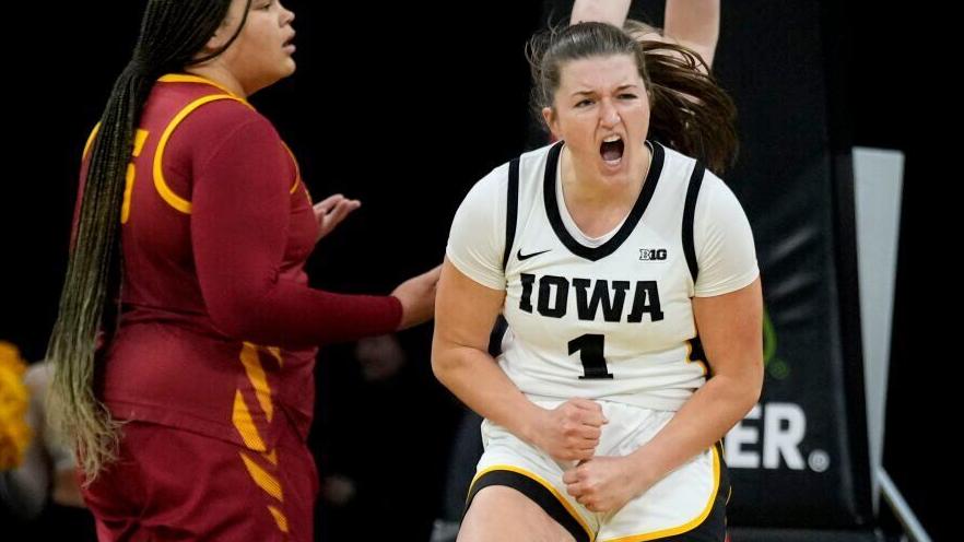 Iowa’s dog found its bark, Carver came to play and Stremlow's big play key as Hawks top Cyclones